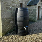 100L Slimline Black Oak Barrel Water Butt